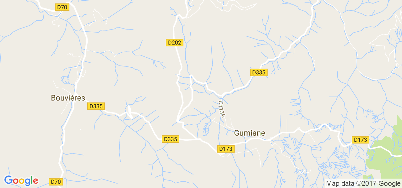 map de la ville de Gumiane