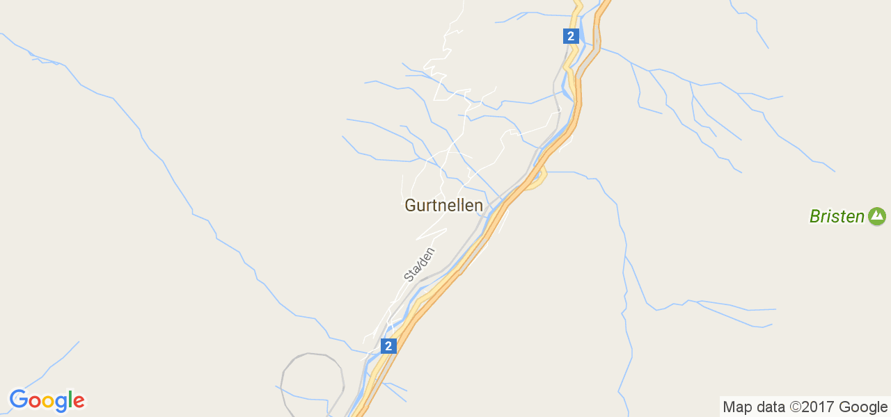 map de la ville de Gurtnellen