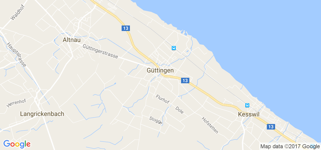 map de la ville de Güttingen