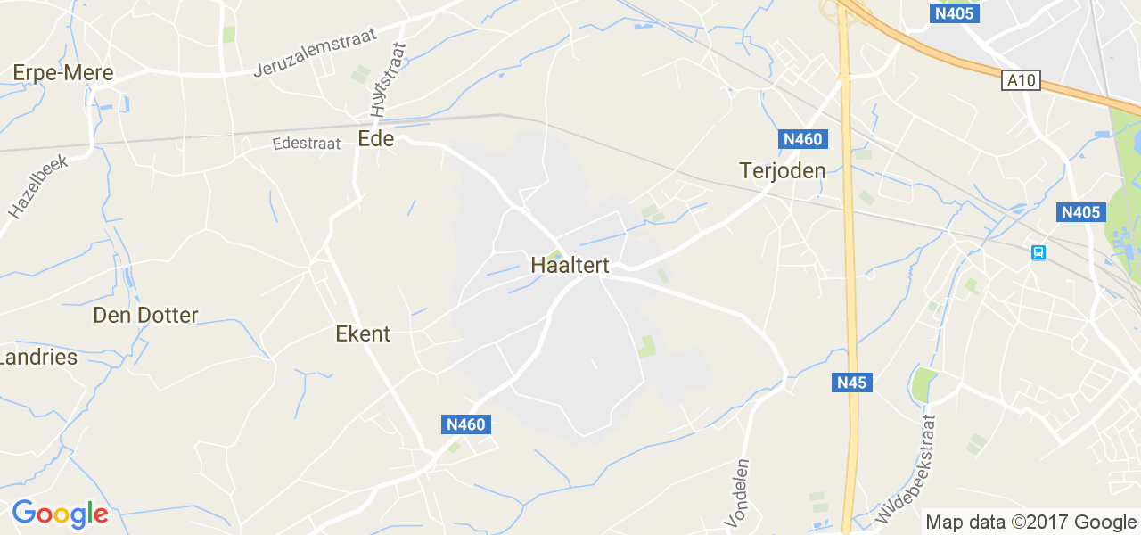 map de la ville de Haaltert