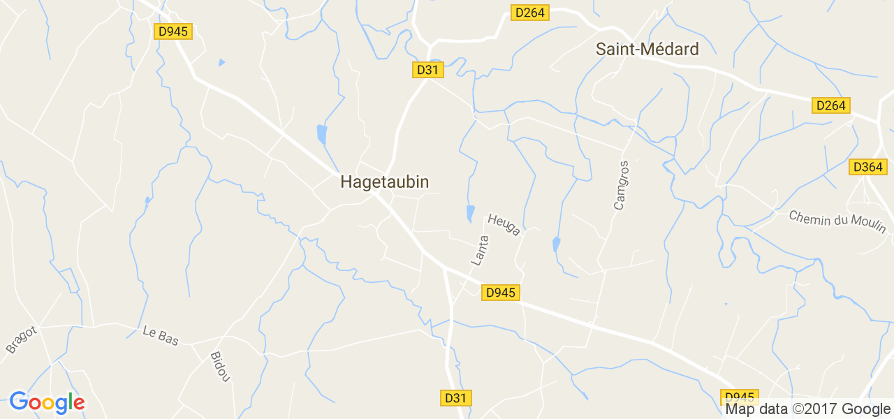 map de la ville de Hagetaubin