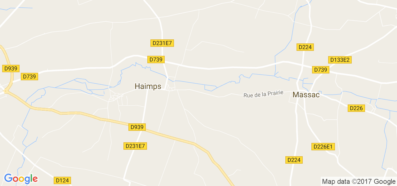 map de la ville de Haimps