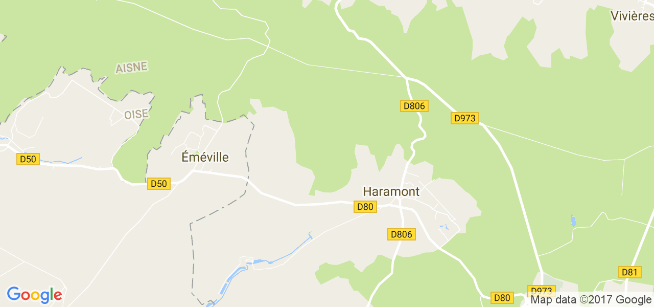 map de la ville de Haramont