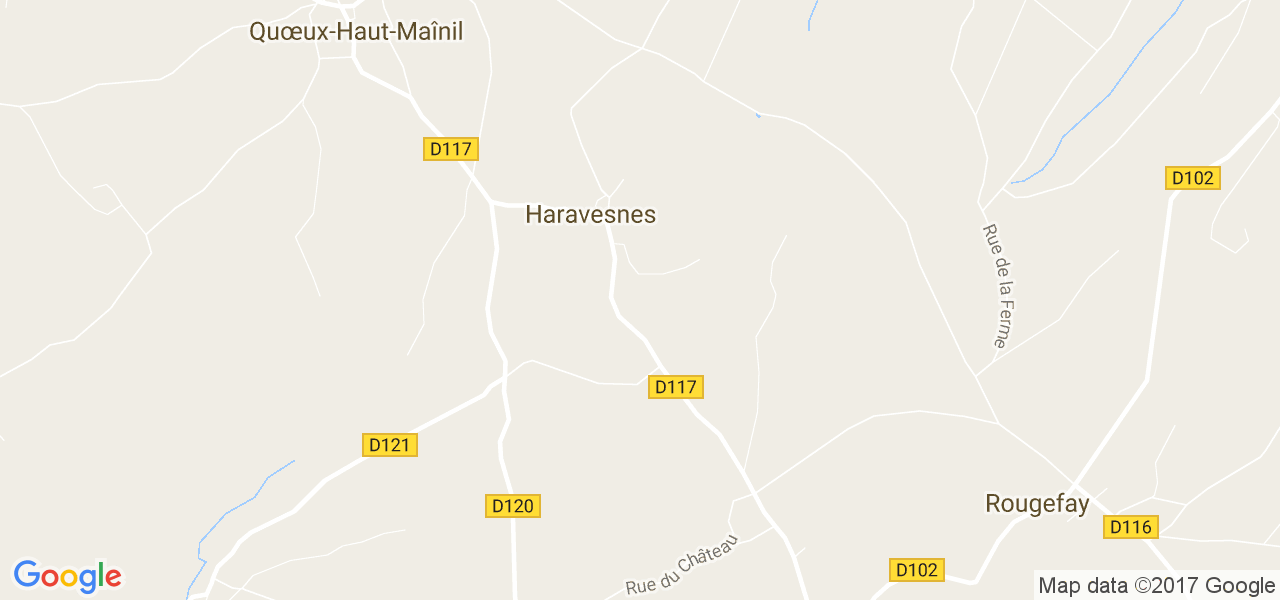 map de la ville de Haravesnes