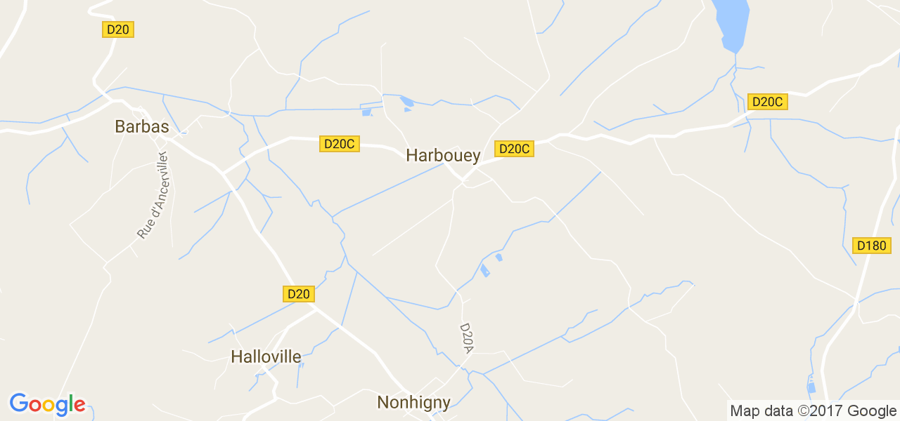 map de la ville de Harbouey