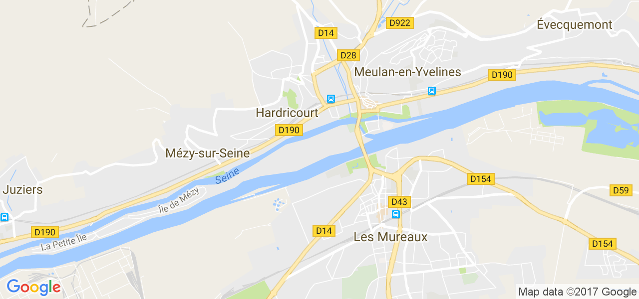 map de la ville de Hardricourt