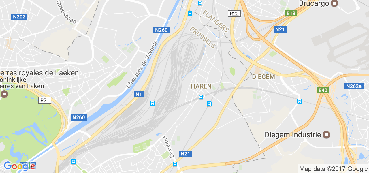 map de la ville de Haren