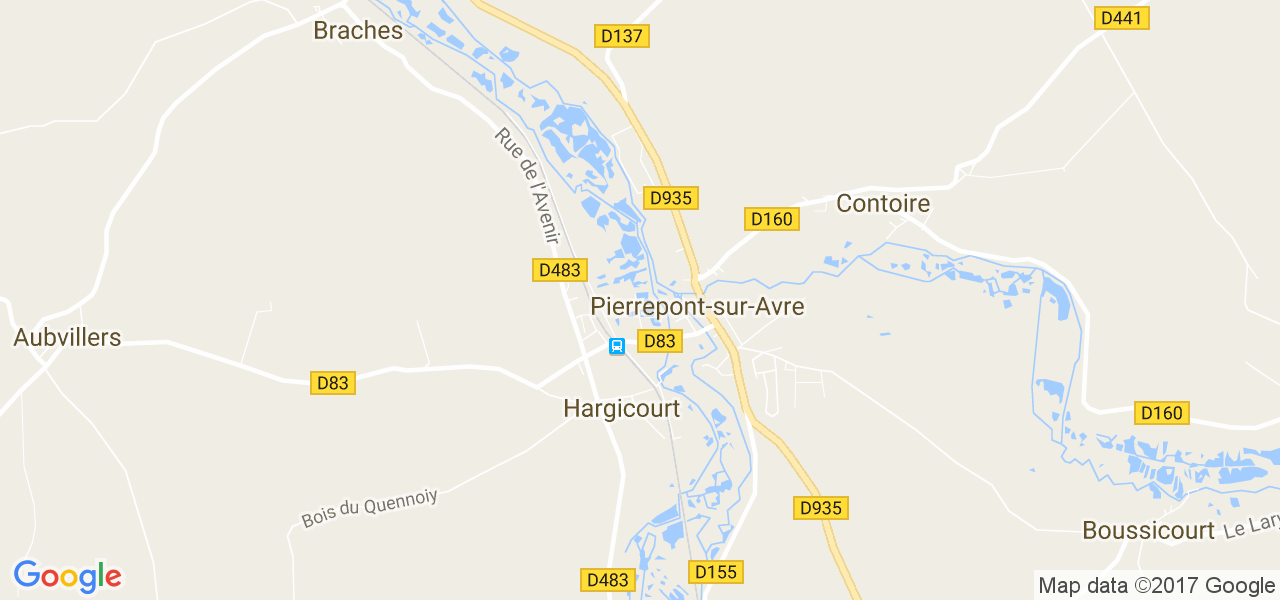 map de la ville de Hargicourt