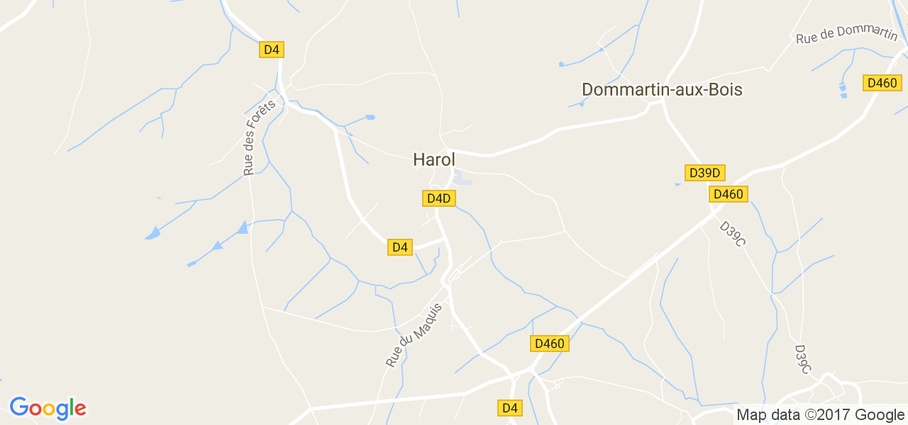 map de la ville de Harol