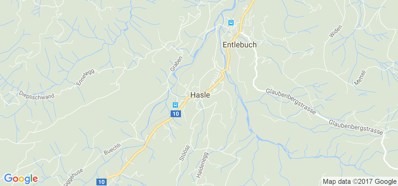 map de la ville de Hasle