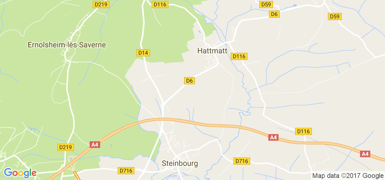 map de la ville de Hattmatt