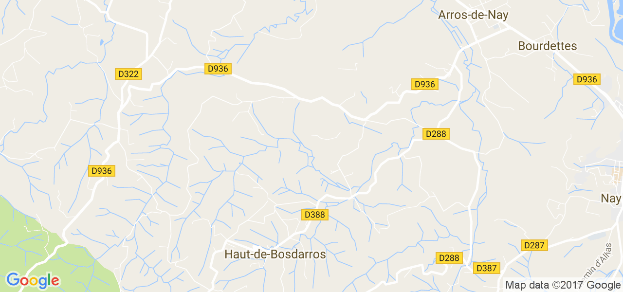 map de la ville de Haut-de-Bosdarros