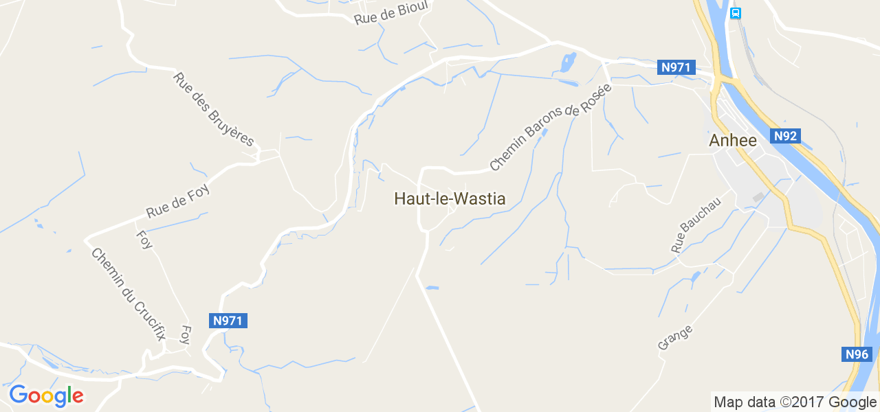 map de la ville de Haut-Le-Wastia