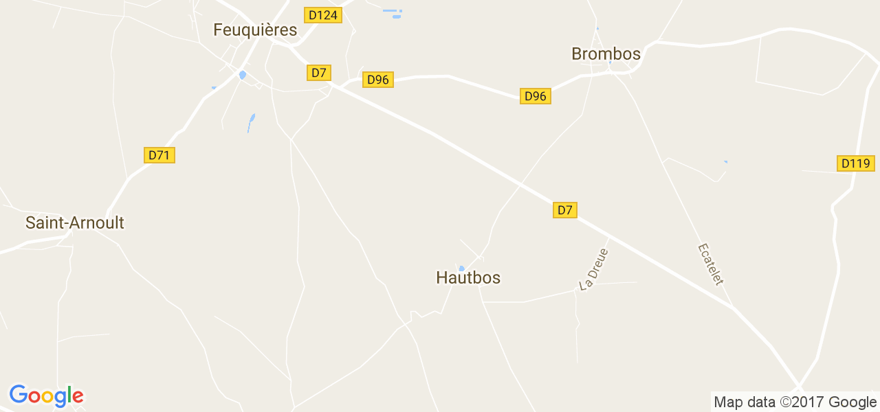 map de la ville de Hautbos