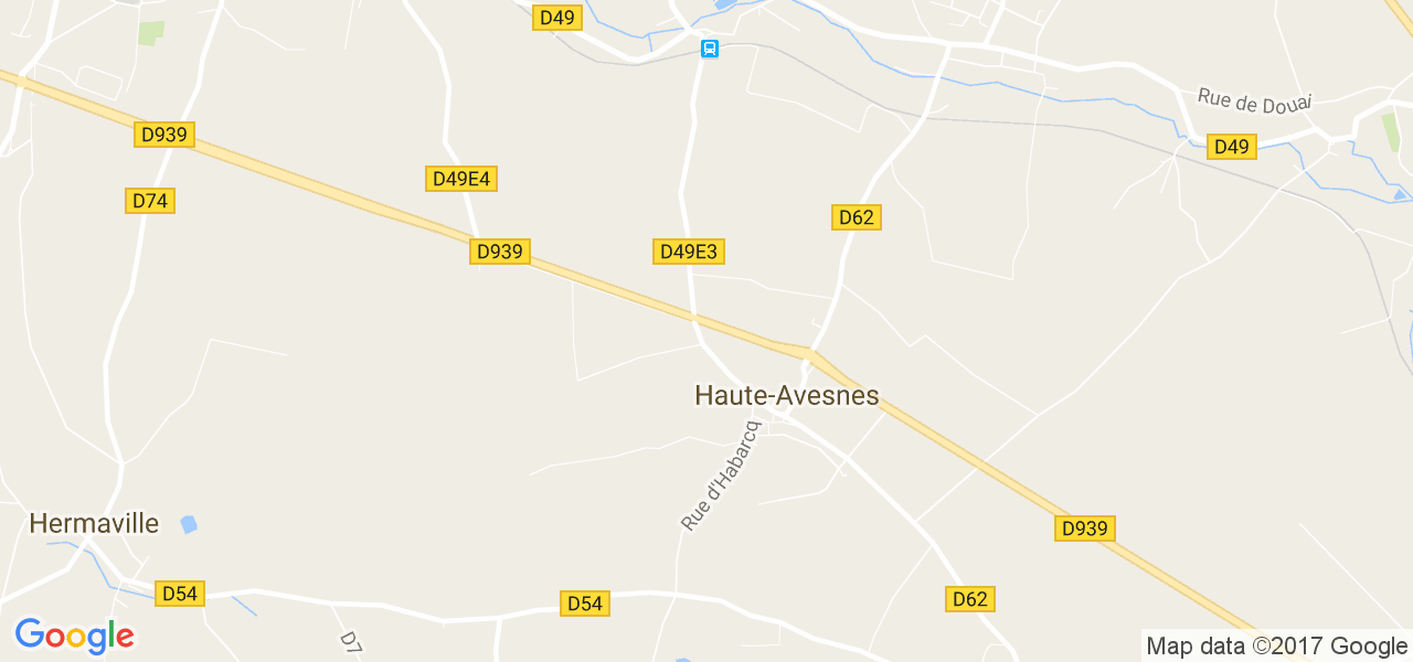 map de la ville de Haute-Avesnes