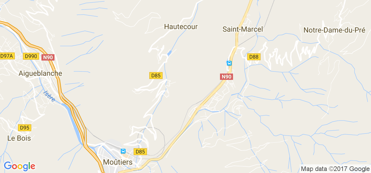 map de la ville de Hautecour