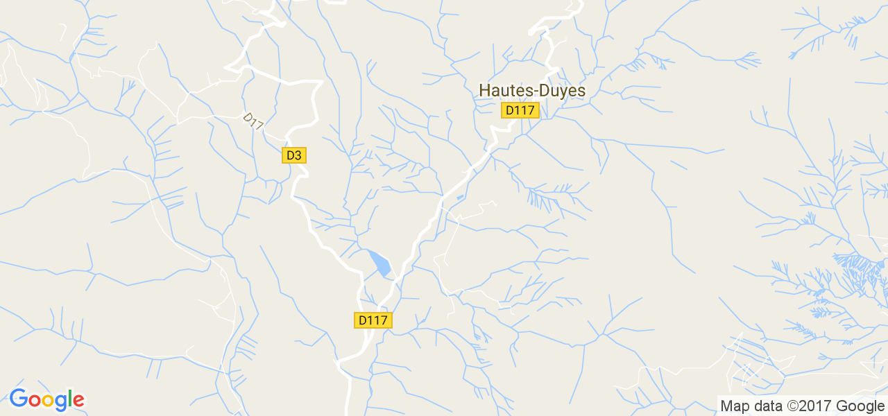 map de la ville de Hautes-Duyes