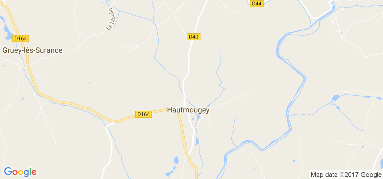 map de la ville de Hautmougey