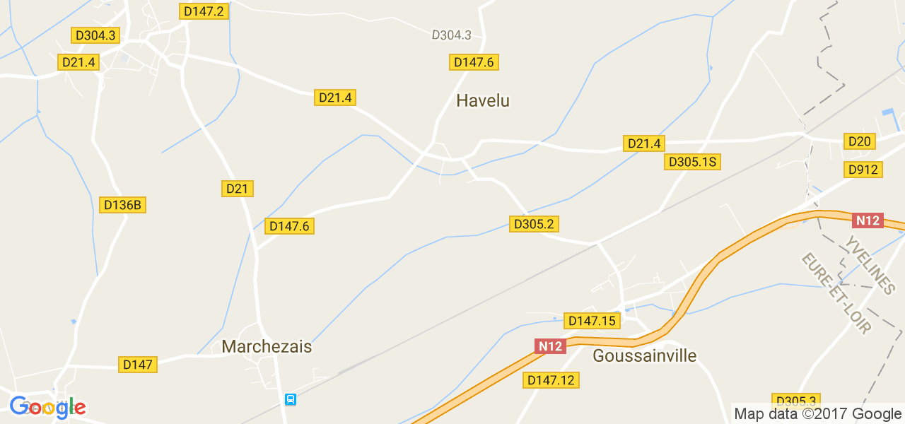 map de la ville de Havelu