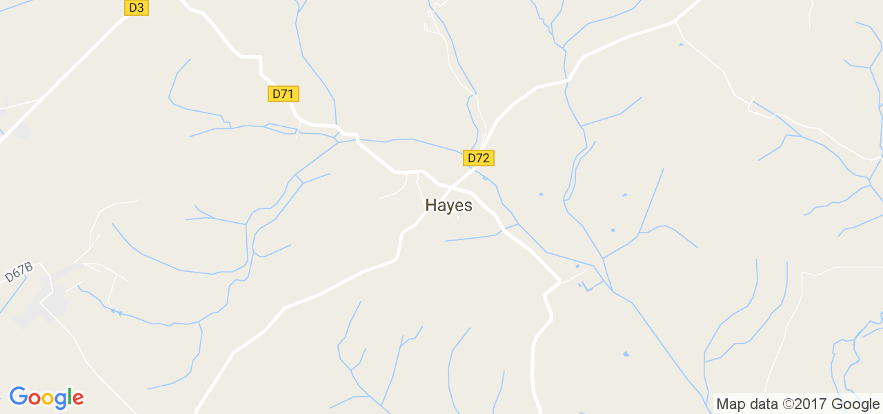 map de la ville de Hayes