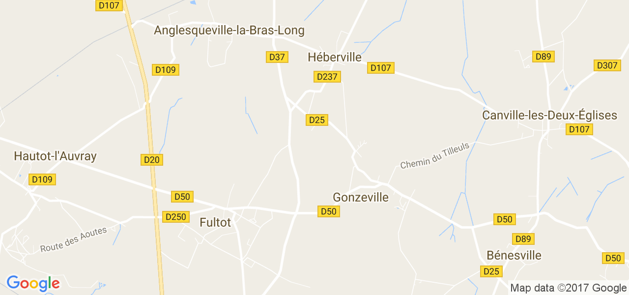 map de la ville de Héberville