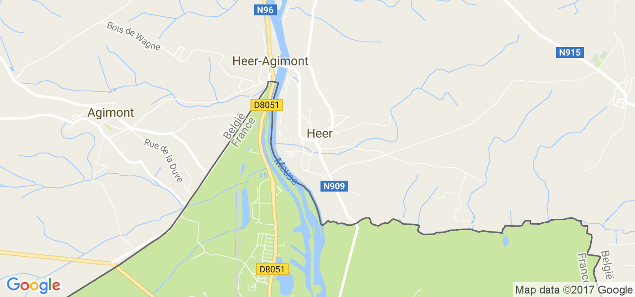 map de la ville de Heer