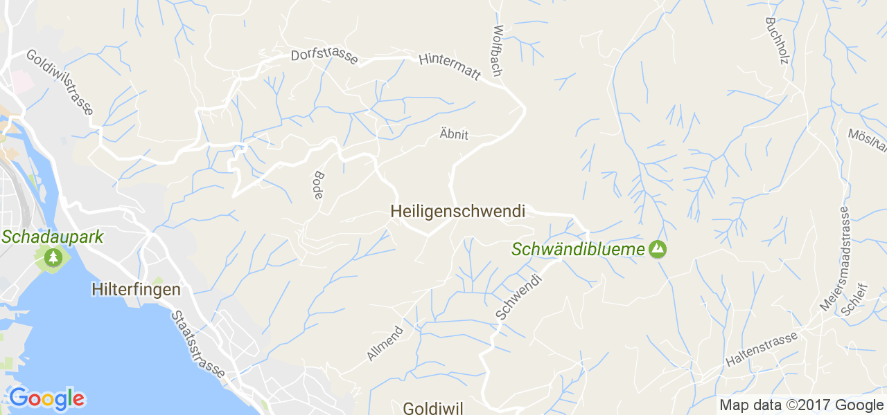 map de la ville de Heiligenschwendi