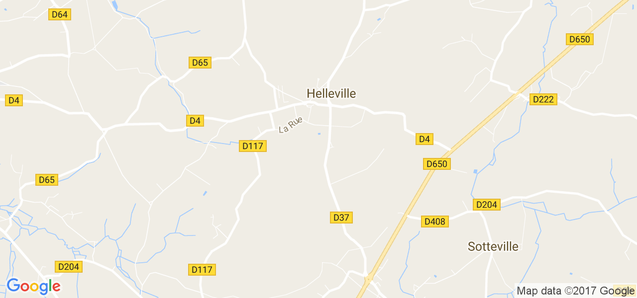 map de la ville de Helleville