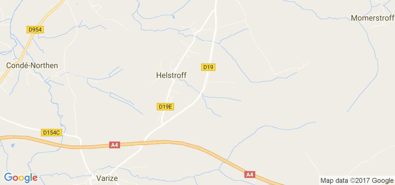 map de la ville de Helstroff