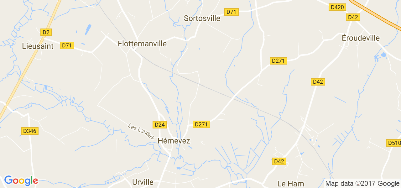 map de la ville de Hémevez