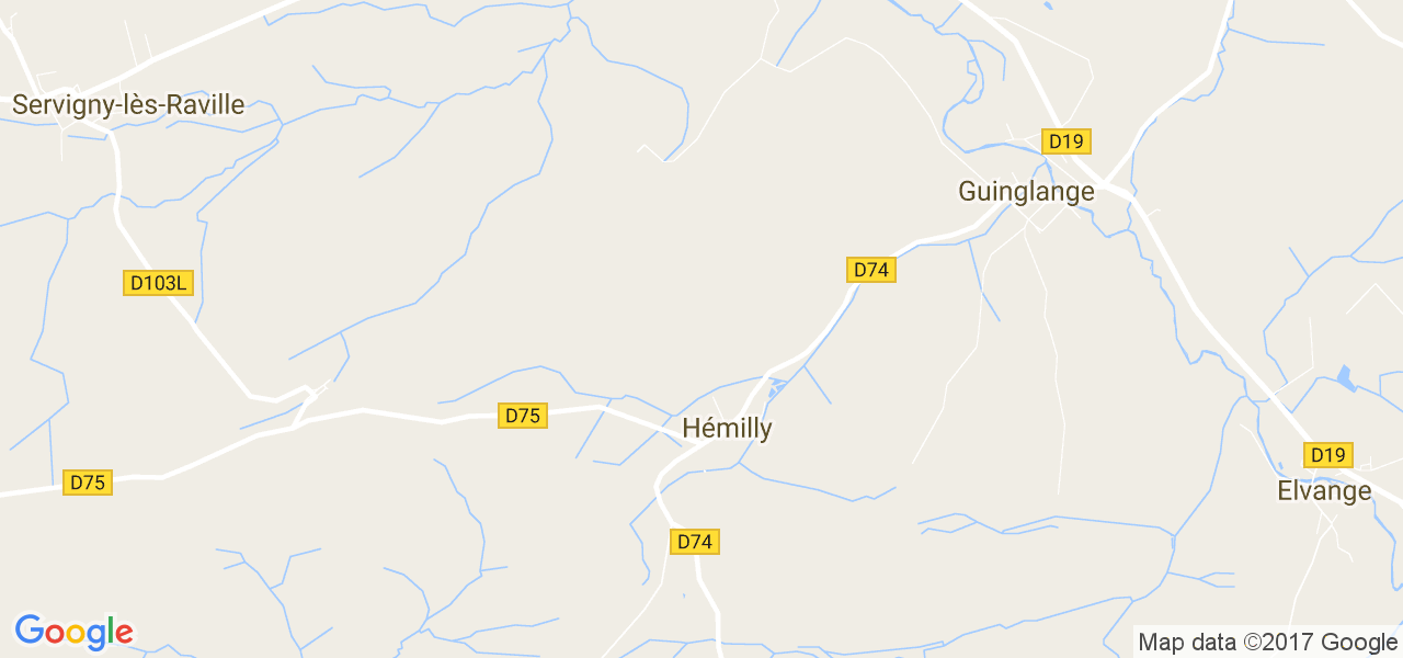 map de la ville de Hémilly