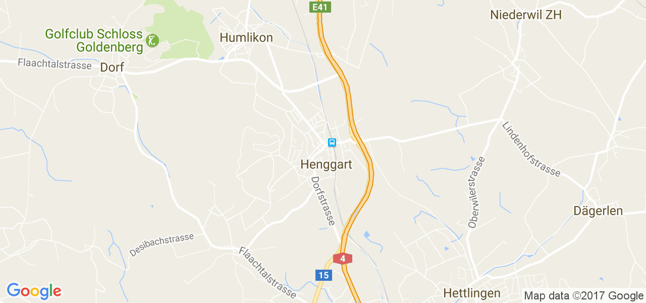 map de la ville de Henggart