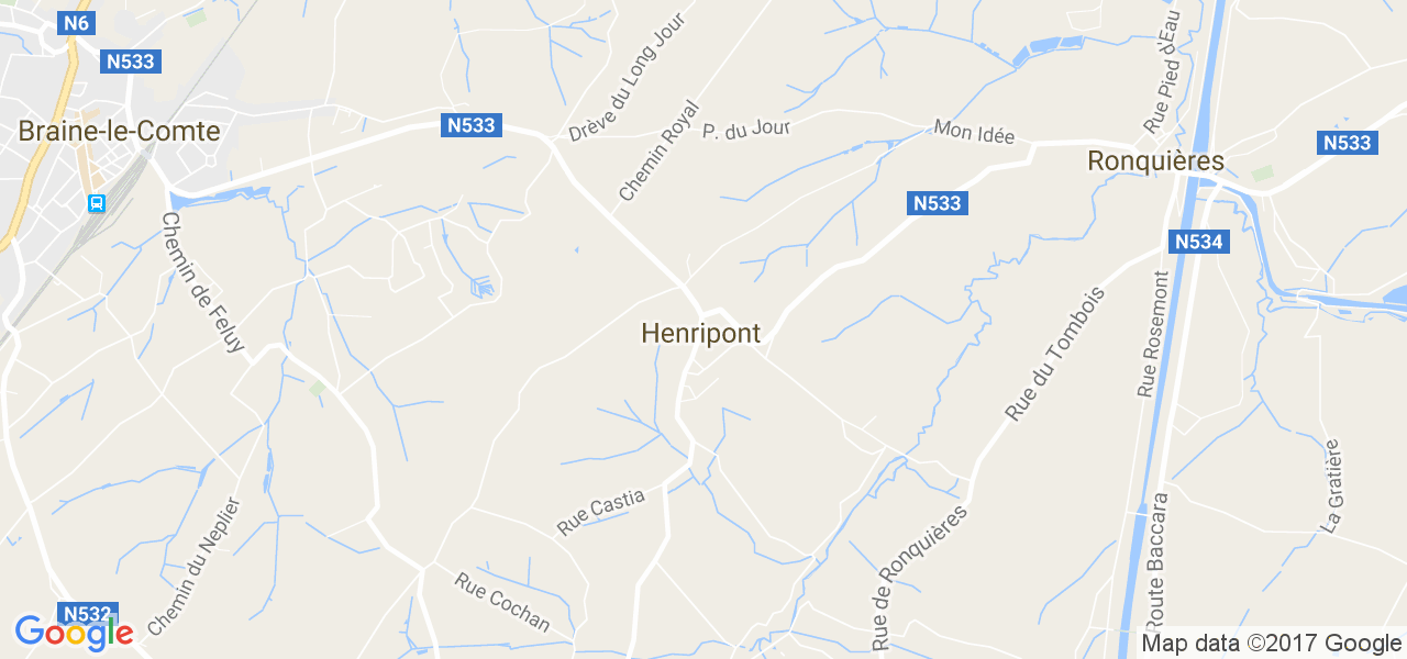 map de la ville de Henripont