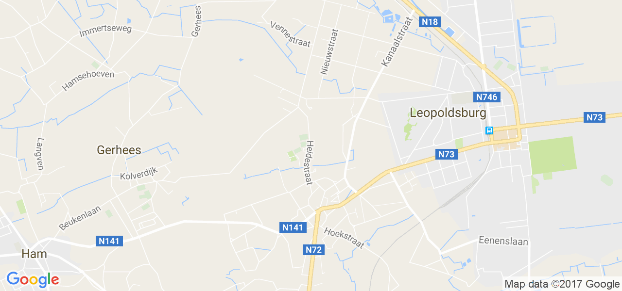 map de la ville de Heppen