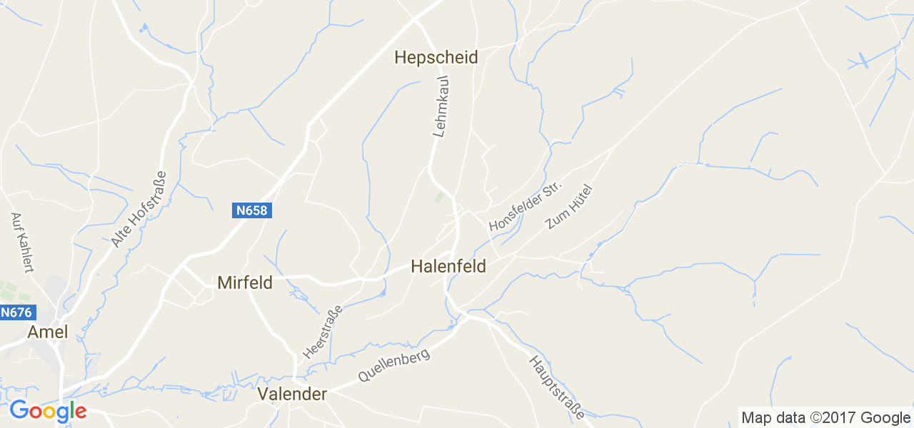 map de la ville de Heppenbach