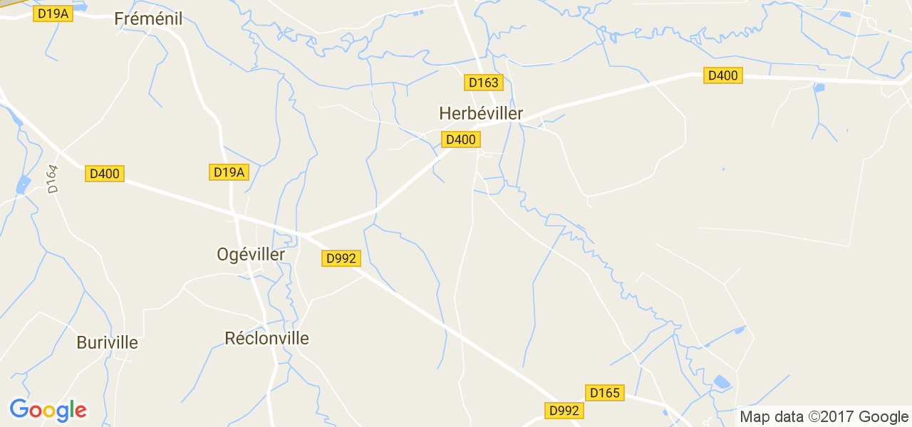 map de la ville de Herbéviller