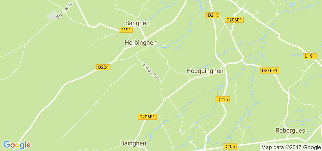 map de la ville de Herbinghen