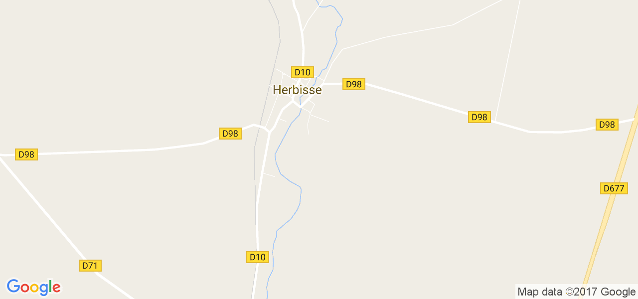 map de la ville de Herbisse