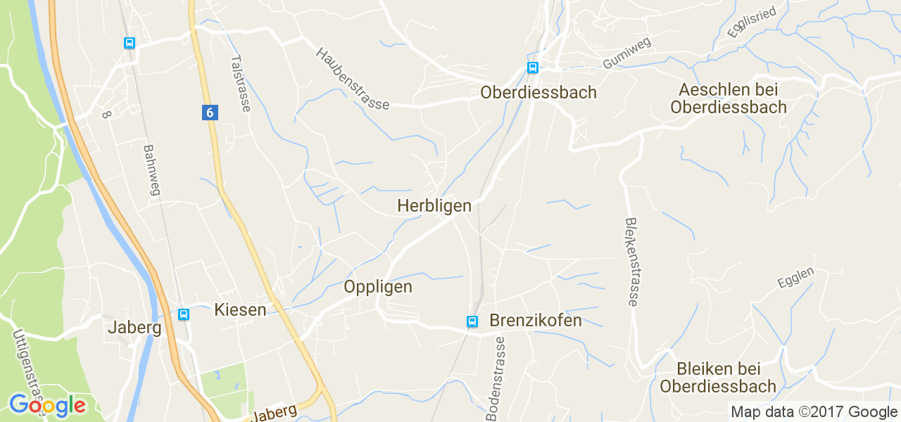 map de la ville de Herbligen