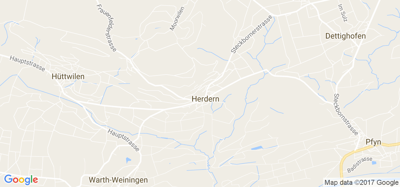 map de la ville de Herdern