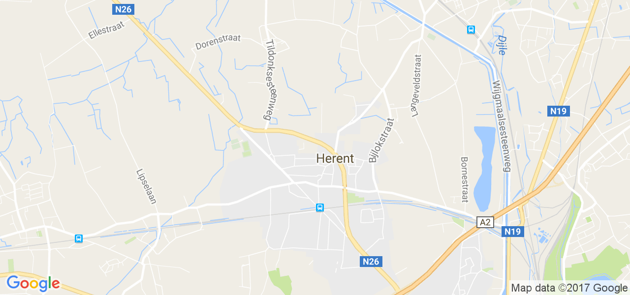 map de la ville de Herent