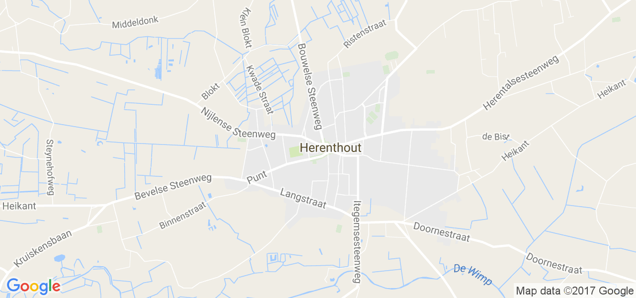 map de la ville de Herenthout