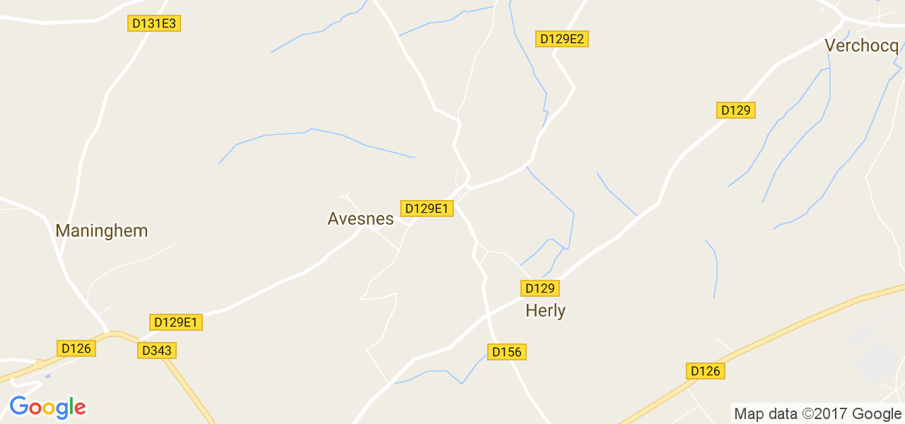 map de la ville de Herly