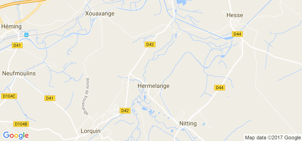 map de la ville de Hermelange