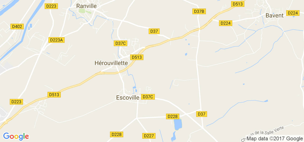 map de la ville de Hérouvillette