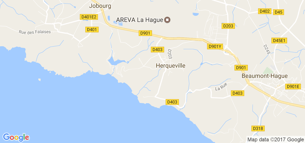 map de la ville de Herqueville