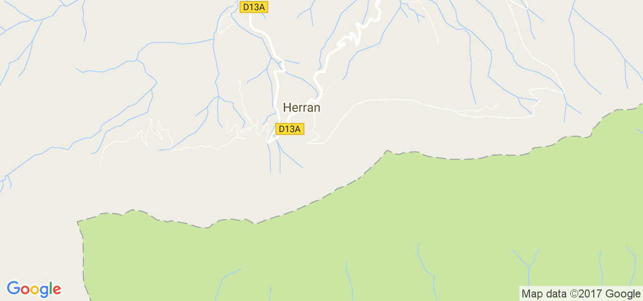 map de la ville de Herran