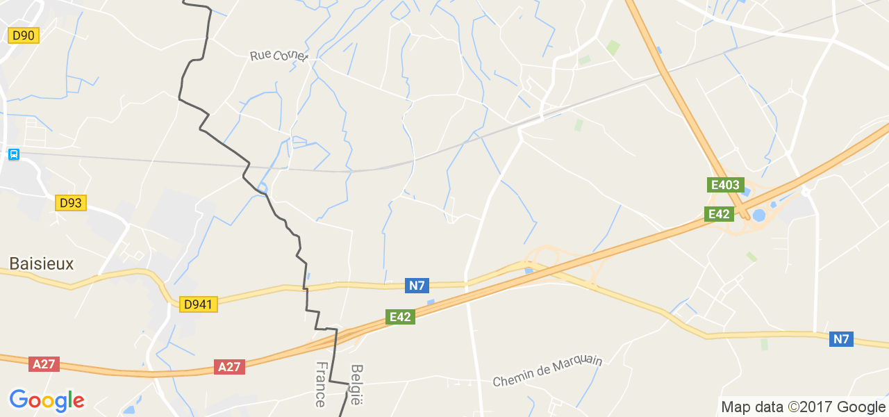 map de la ville de Hertain