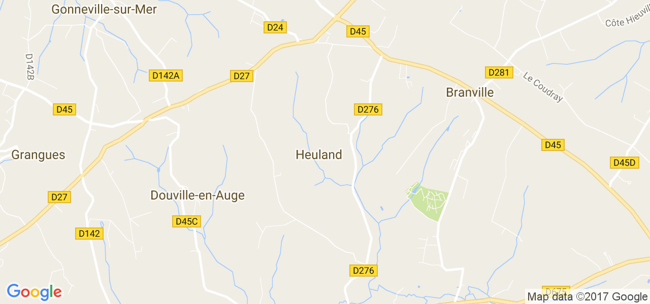 map de la ville de Heuland