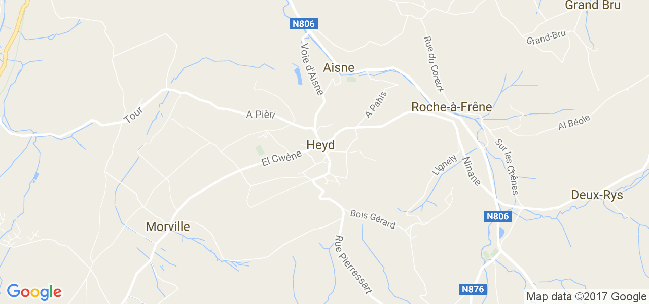 map de la ville de Heyd